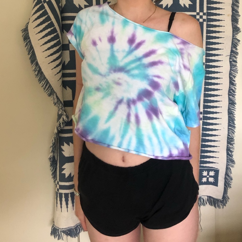 Tie dye crop top